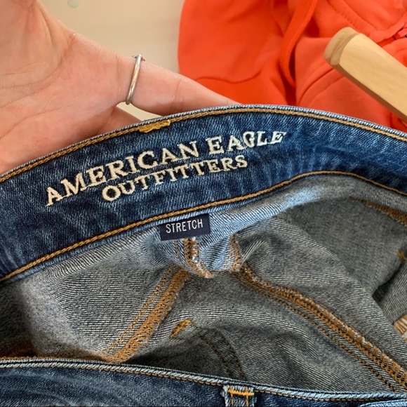 2 for $20 American eagle | denim mini skirt size 4 - Picture 9 of 10